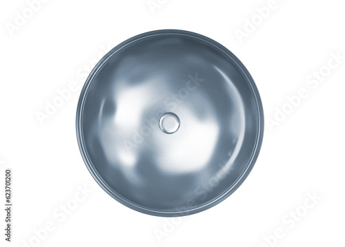 Service Bell top view, clipping path, 3D rendering