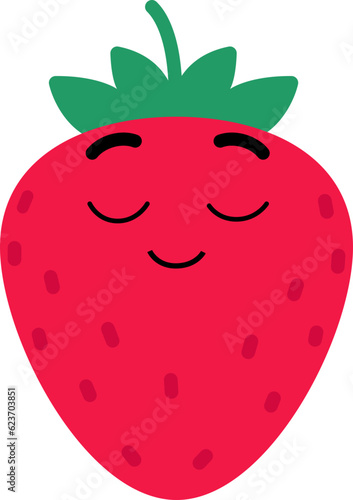 Strawberry Face Basic Close Eye