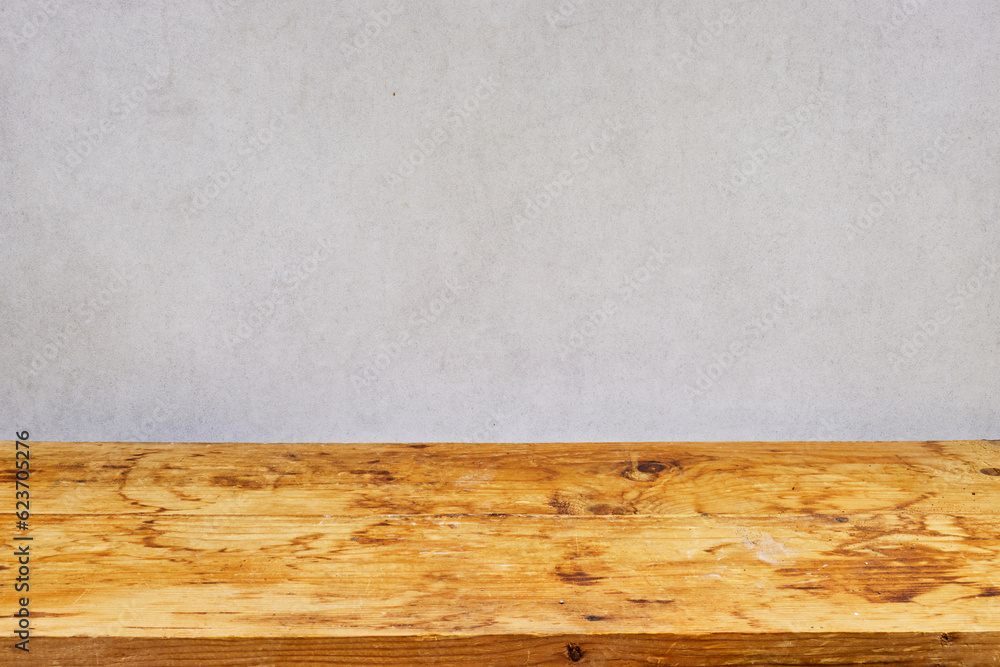 Empty wood plank table top with grunge background. Mock up for display or montage of product,Banner or header for advertise on social media Empty wood plank table top with grunge background. Mock up for display or montage of product,Banner or header for advertise on social media
