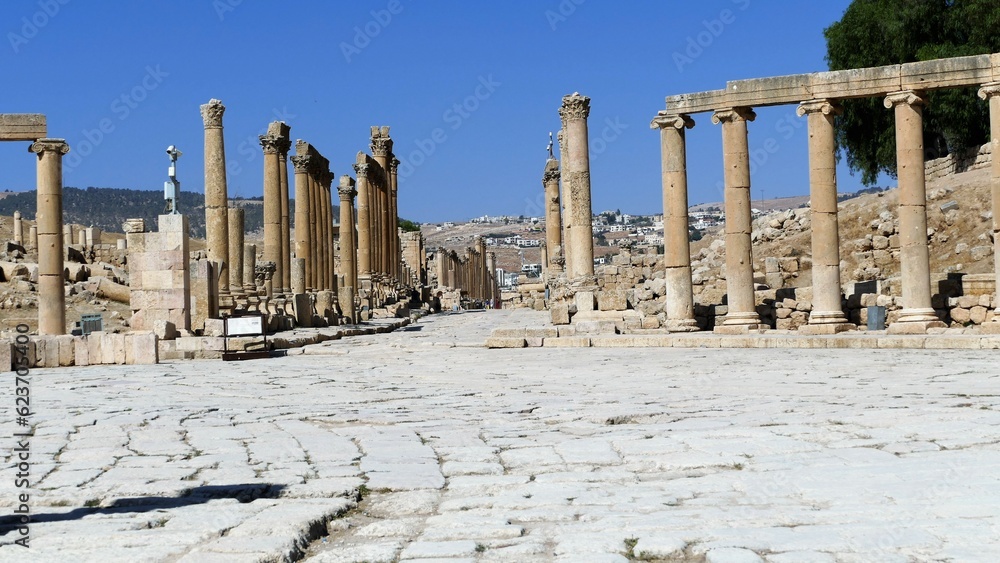 Fototapeta premium Roman city in Jordan (Jerash)