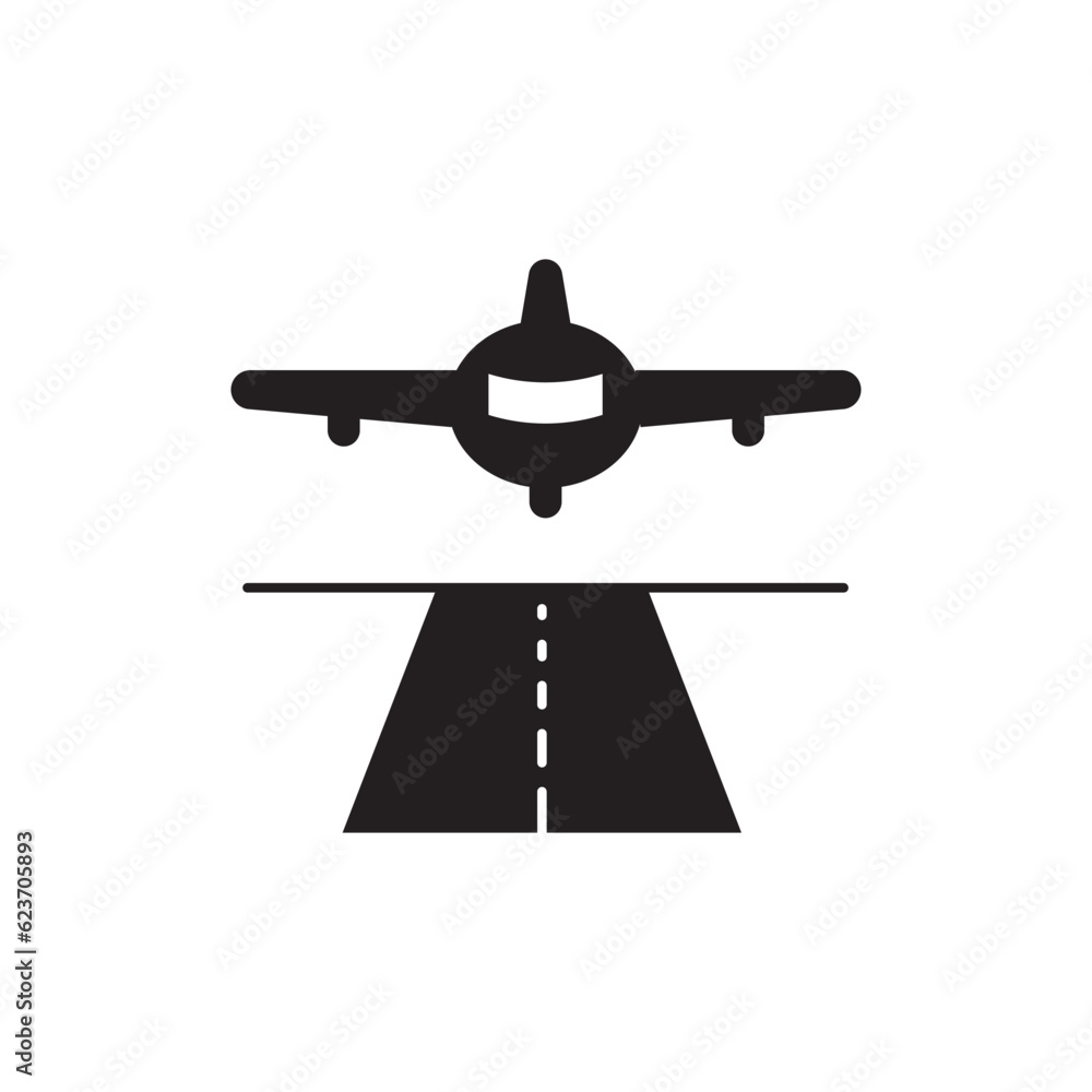 Airport icon. Plane vector icon. Airport sign design. Airport symbol pictogram. UX UI icon