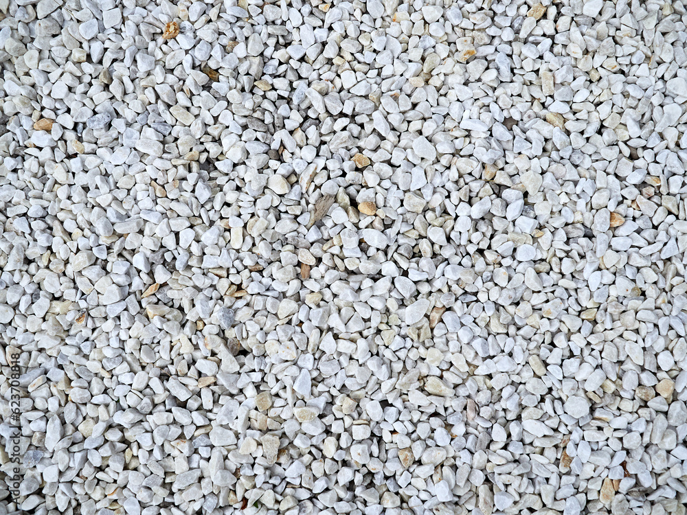 Texture of small white stones. Stones for landscape design Texture of small white stones. Stones for landscape design