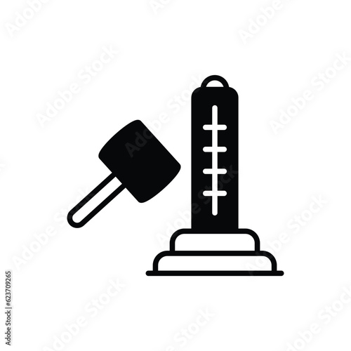 Hammer Strenght icon vector stock illustration.