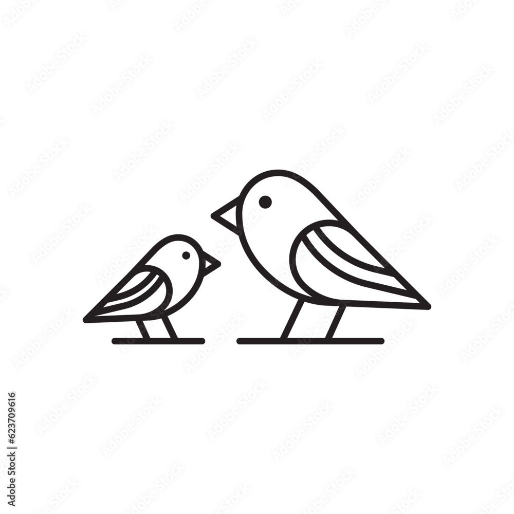 Bird vector icon. Birds flat sign design. Bird symbol pictogram. UX UI icon Bird vector icon. Birds flat sign design. Bird symbol pictogram. UX UI icon