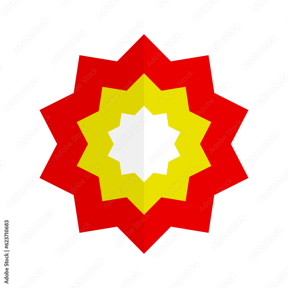 Fierce explosion effect icon. Vector. Fierce explosion effect icon. Vector.