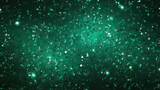 Green Glitter Glamorous  Background. Generative AI.