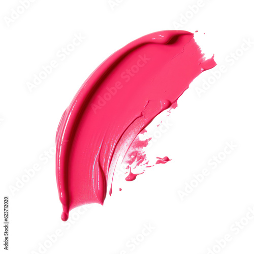 Smear paint of lipstick 