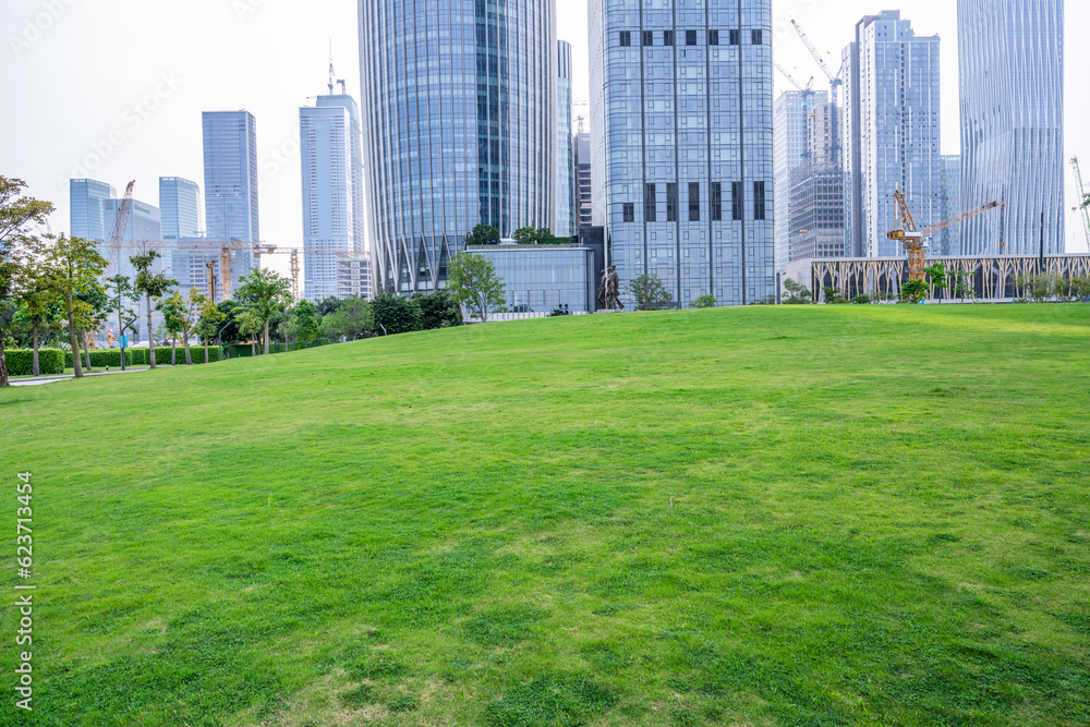 Lawn of Shenzhen Talent Park, China