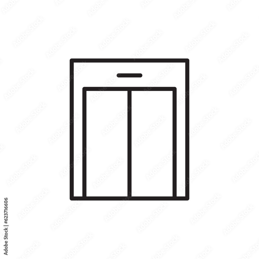 Elevator vector icon. Elevator flat sign design. Elevator symbol pictogram. UX UI icon Elevator vector icon. Elevator flat sign design. Elevator symbol pictogram. UX UI icon