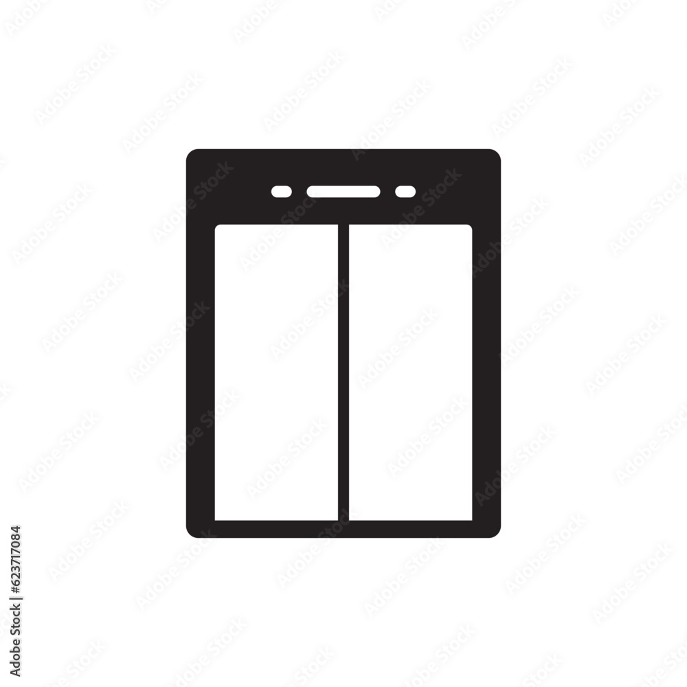 Elevator vector icon. Elevator flat sign design. Elevator symbol pictogram. UX UI icon Elevator vector icon. Elevator flat sign design. Elevator symbol pictogram. UX UI icon