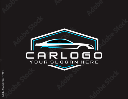 sport car logo template, Perfect logo for business related to automotive industry