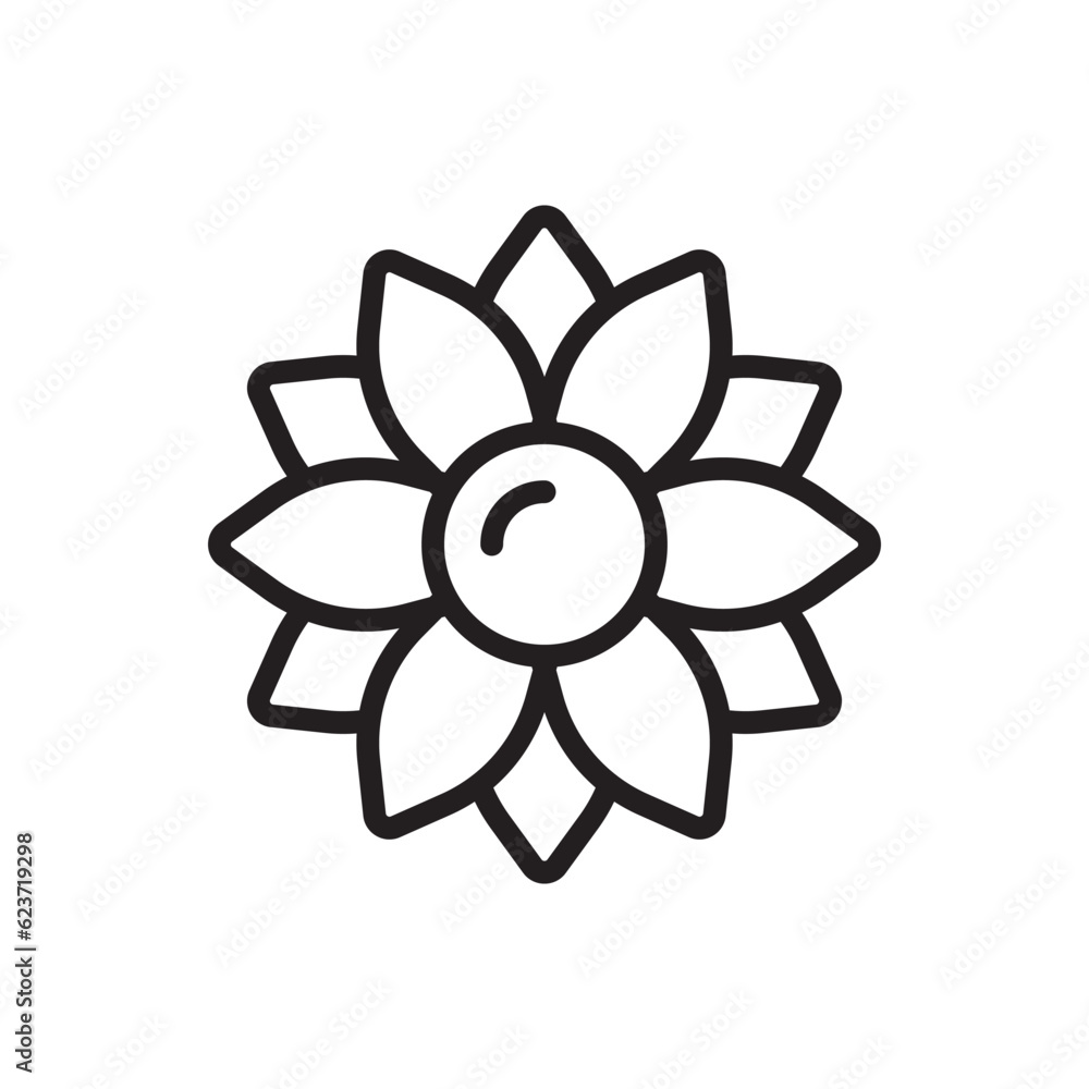 Flower vector icon. Flower flat sign design. Flower symbol pictogram. UX UI icon Flower vector icon. Flower flat sign design. Flower symbol pictogram. UX UI icon