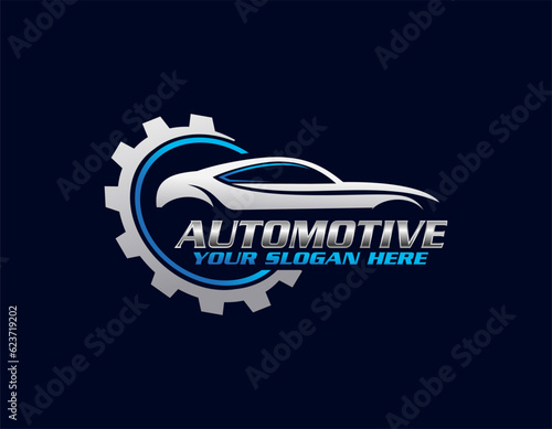 Car Garage Premium Concept Logo Design