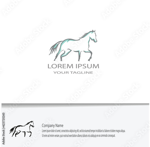 a simple horse logo vector is perfect for your company s needs  looks beautiful and elegant