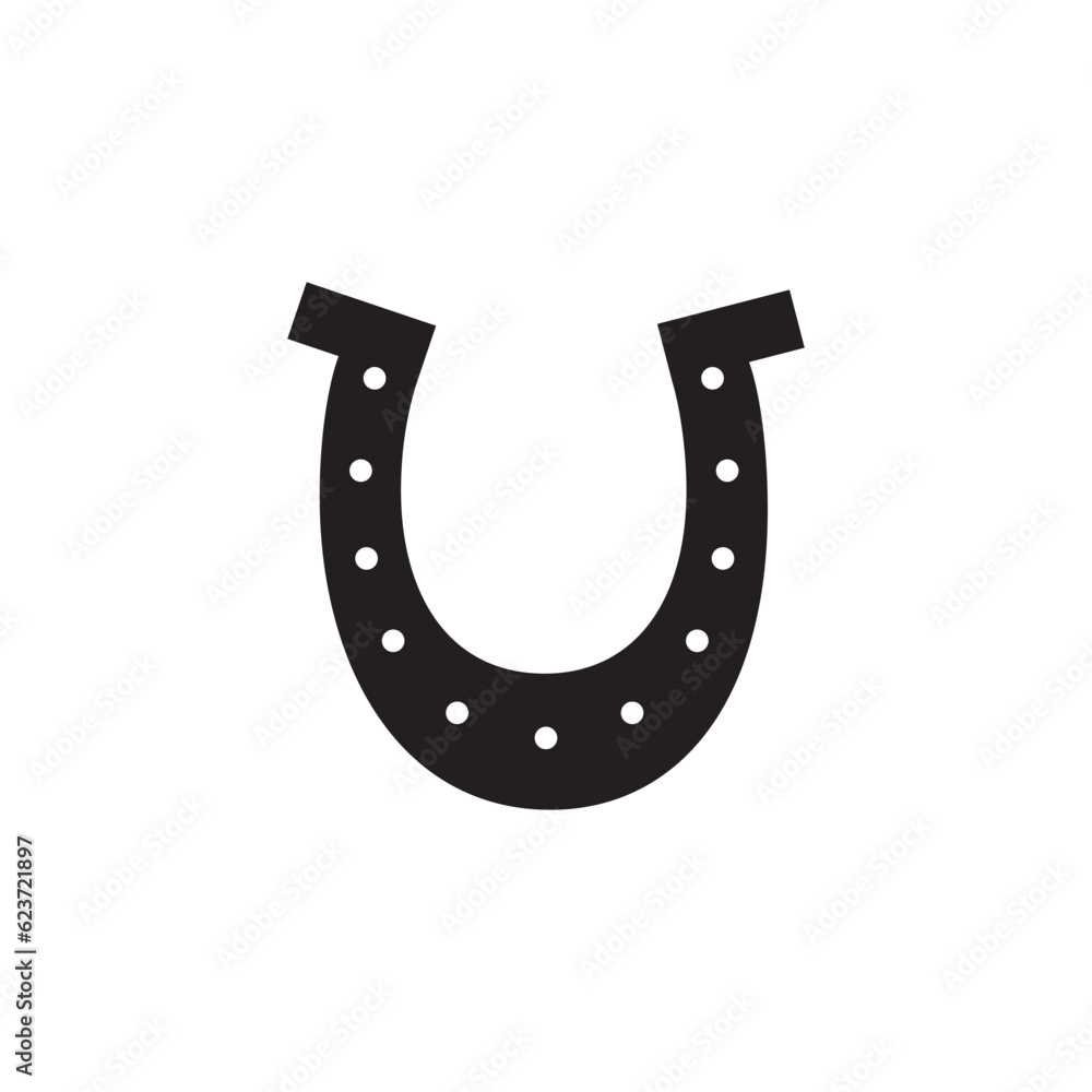 Horseshoe vector icon. Horseshoe flat sign design. Horse shoe symbol pictogram. UX UI icon Horseshoe vector icon. Horseshoe flat sign design. Horse shoe symbol pictogram. UX UI icon