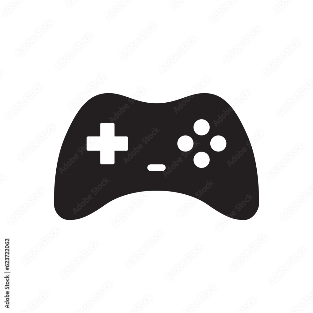 Joystick vector icon. Gamepad flat sign design. Game pad symbol pictogram. UX UI icon. Gaming icon Joystick vector icon. Gamepad flat sign design. Game pad symbol pictogram. UX UI icon. Gaming icon