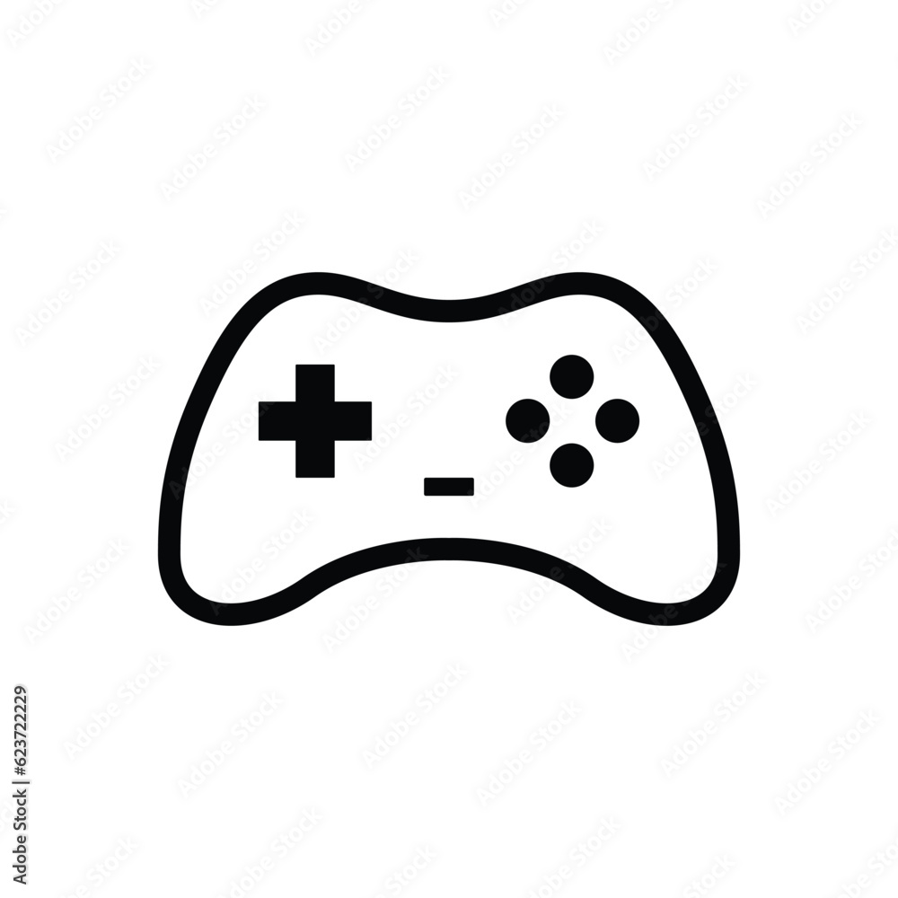 Joystick vector icon. Gamepad flat sign design. Game pad symbol pictogram. UX UI icon. Gaming icon Joystick vector icon. Gamepad flat sign design. Game pad symbol pictogram. UX UI icon. Gaming icon