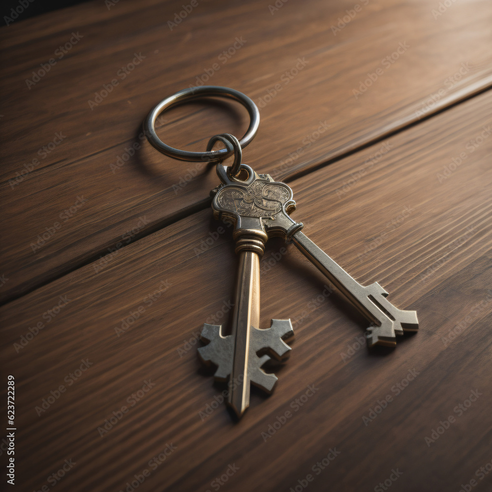 house Keys on the table house Keys on the table