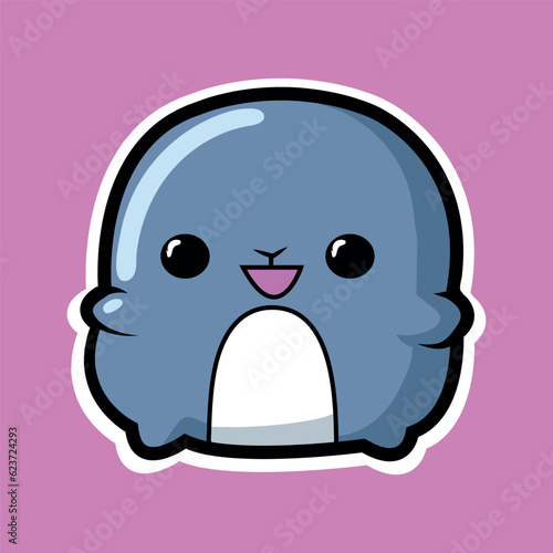 cute kawaii squishmallow animal cartoon sticker icon for children toys