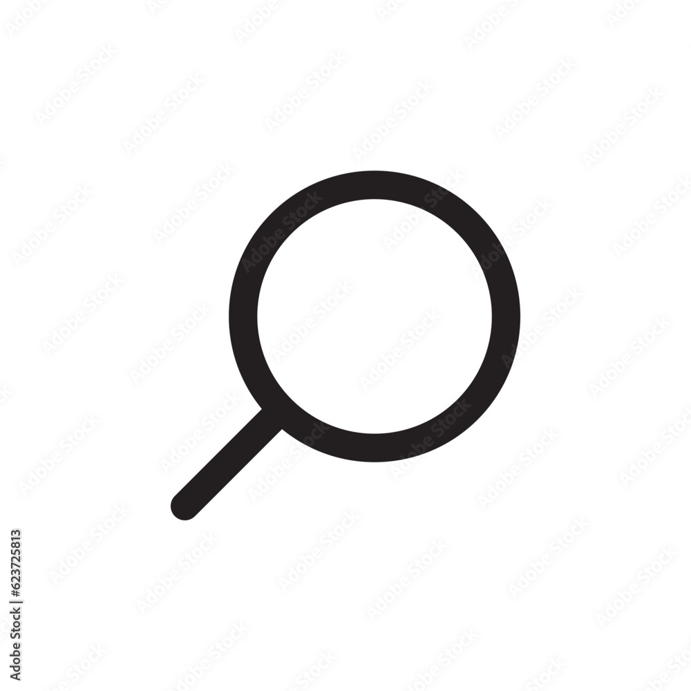 Loupe vector icon. Magnifier flat sign design. Zoom symbol pictogram. UX UI icon Loupe vector icon. Magnifier flat sign design. Zoom symbol pictogram. UX UI icon