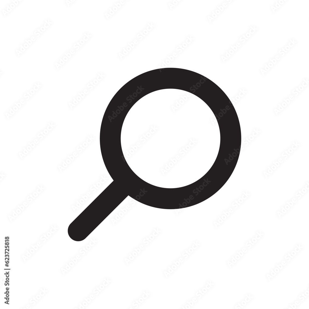 Loupe vector icon. Magnifier flat sign design. Zoom symbol pictogram. UX UI icon Loupe vector icon. Magnifier flat sign design. Zoom symbol pictogram. UX UI icon