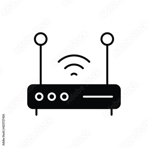 Wifi Router icon vector stock illustration.