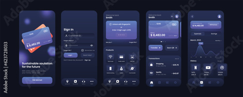 Banking Application with splash screen 