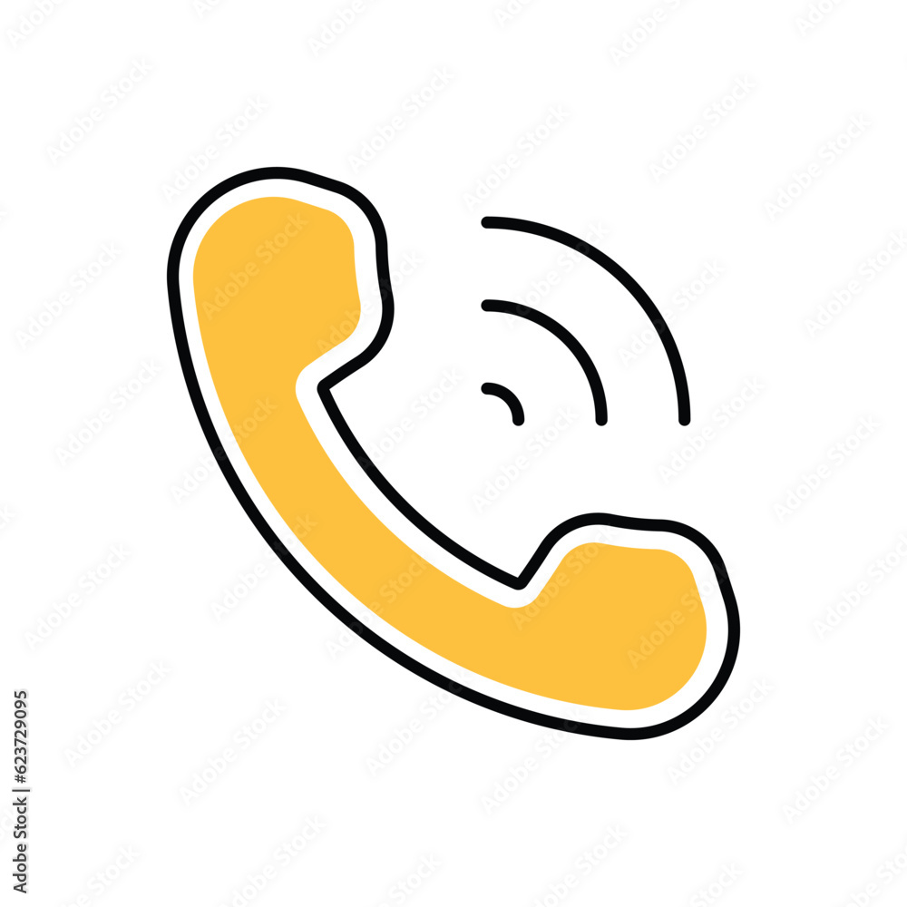 Voice Call icon vector stock illustration. Voice Call icon vector stock illustration.