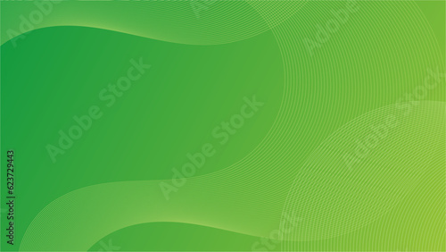 abstract green gradient organic background with wavy lines