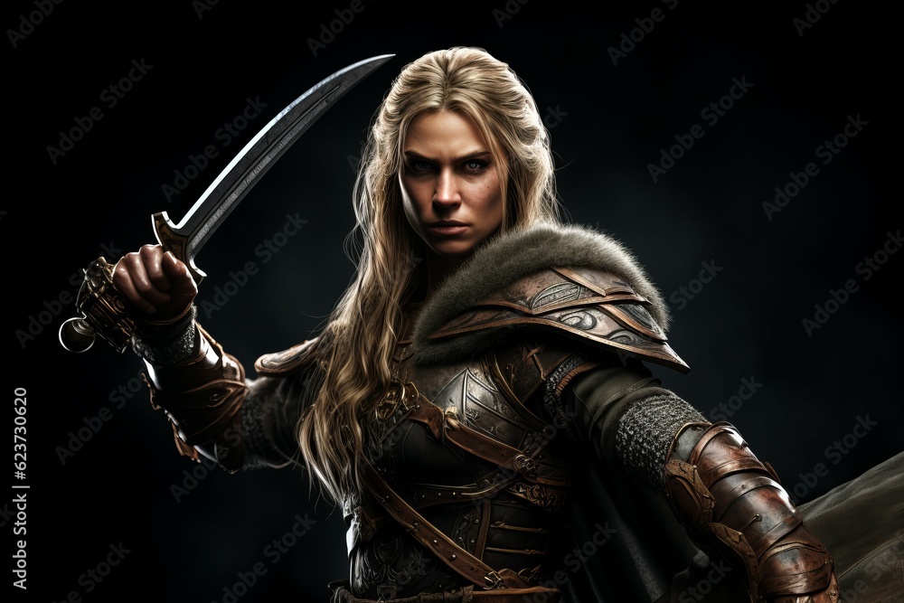 Woman viking warrior armor. Generate Ai Woman viking warrior armor. Generate Ai