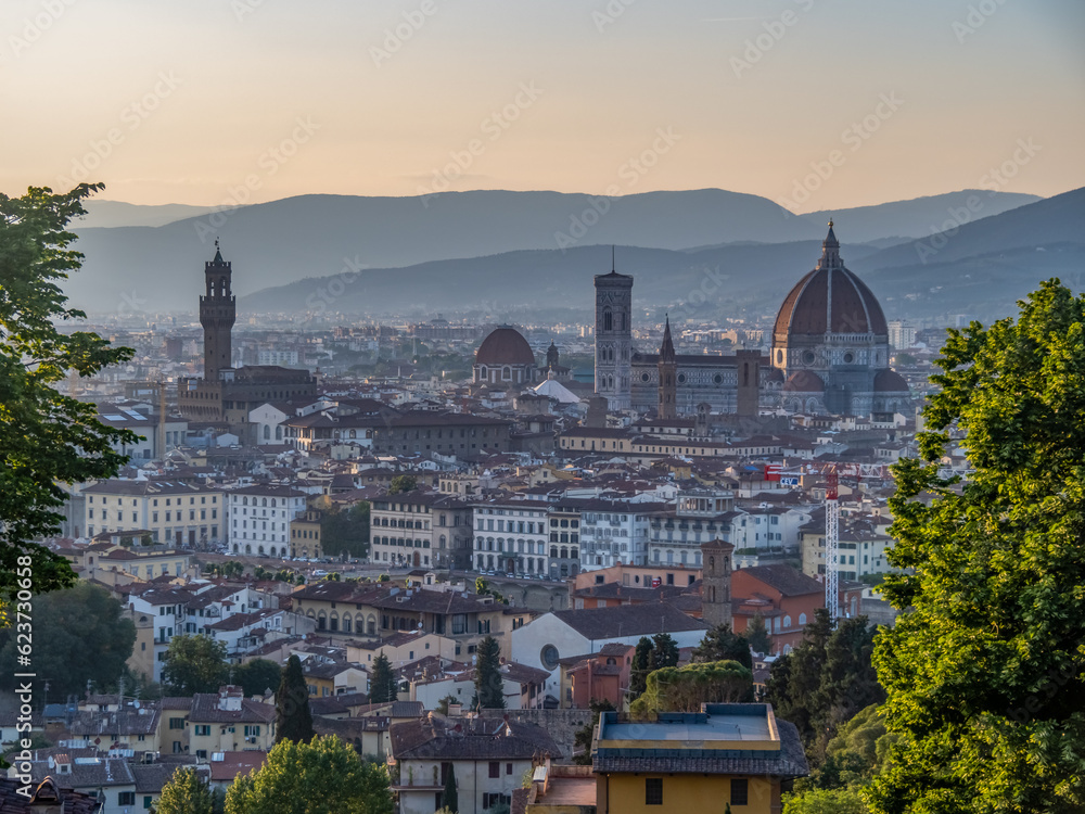 Fototapeta premium Views around the Italian City of Florence