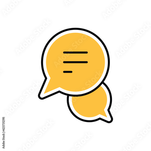 Communication icon vector stock illustration.