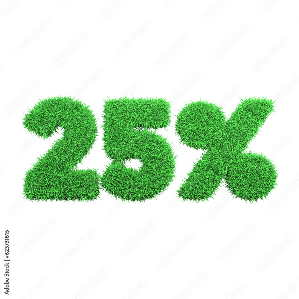 Green grass of Format word in 3d rendering Green grass of Format word in 3d rendering