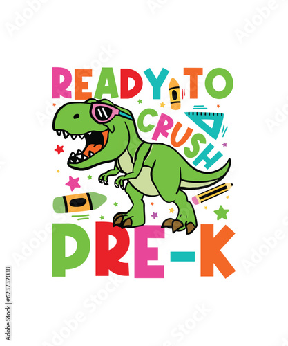 Crushed pre-k school svg design  back to school  kindergartens svg  pre k funny kids