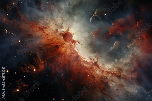 Cosmic dust and gas forming a nebula