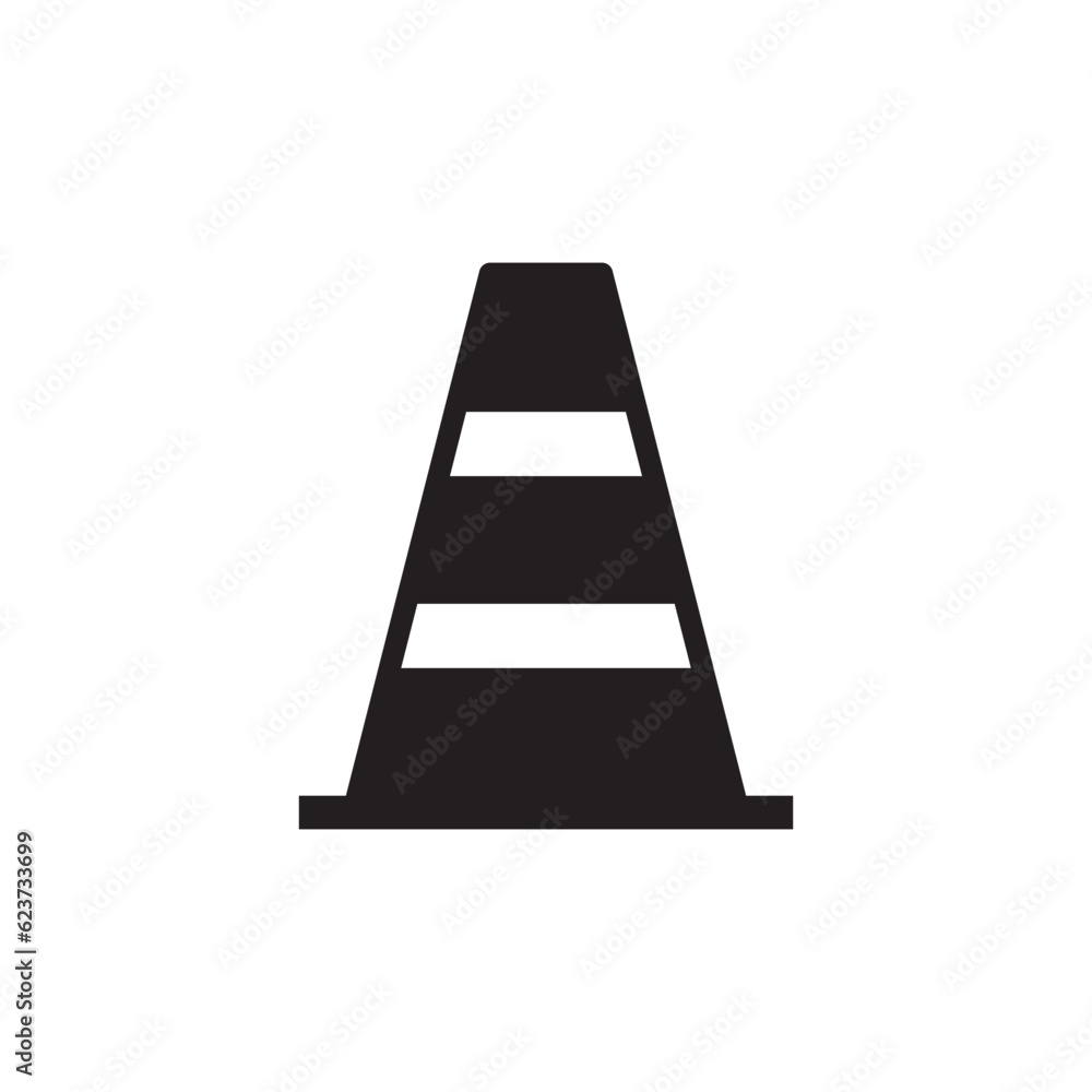 Road cone vector icon. Road cone flat sign design. Road cone symbol pictogram. UX UI icon Road cone vector icon. Road cone flat sign design. Road cone symbol pictogram. UX UI icon