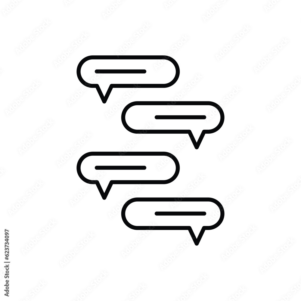 Communication icon vector stock illustration. Communication icon vector stock illustration.