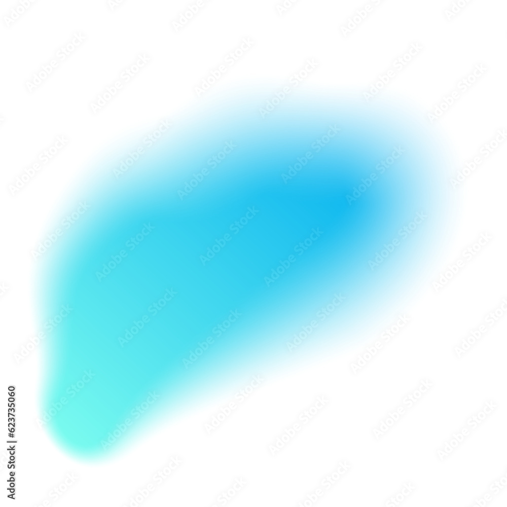Blue Blurred Gradient Shape Blue Blurred Gradient Shape