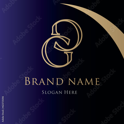 Luxury logo with rich colors