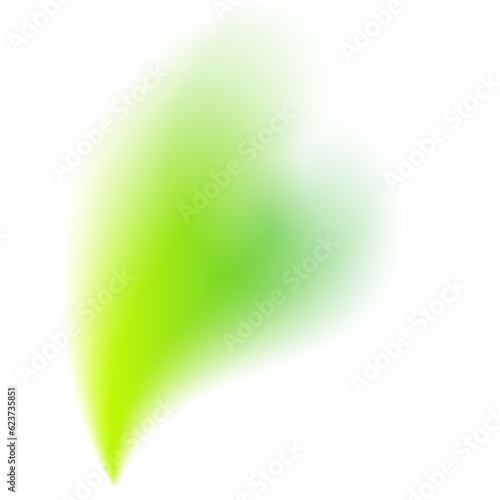 Green Blurred Gradient Shape