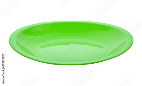 Empty blue plastic dish isolated  transparent png