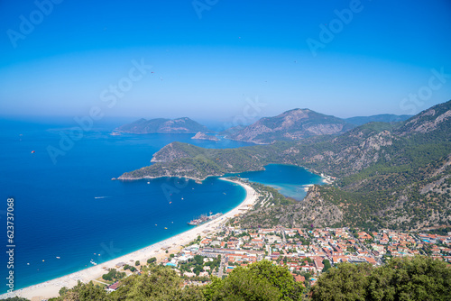 Oludeniz (Blue Lagoon) view from the Lycian Way.
