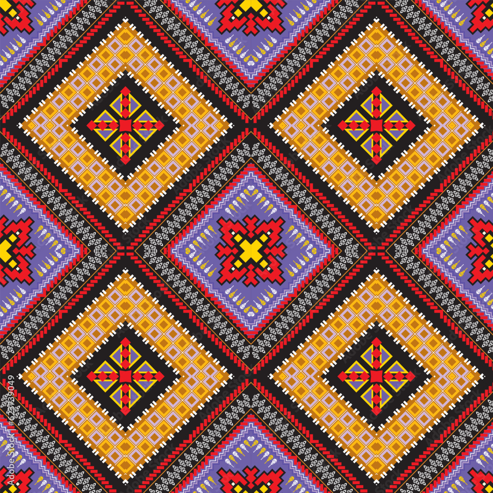seamless geometric local culture pattern for background Can be used in textiles, clothing, jewelry, wallpaper, cloth, vector images.
