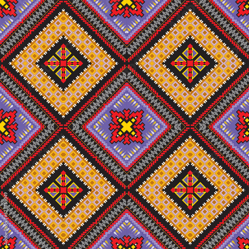 seamless geometric local culture pattern for background Can be used in textiles, clothing, jewelry, wallpaper, cloth, vector images.