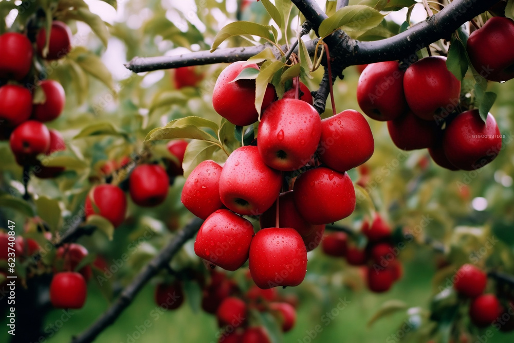 red berries on a branch