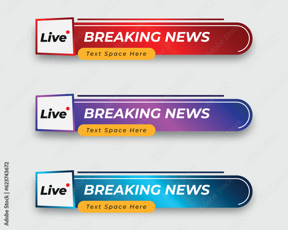 tv news bar. bars newspaper. social media bars. Television broadcast media title banner. title bar tv news bar. bars newspaper. social media bars. Television broadcast media title banner. title bar