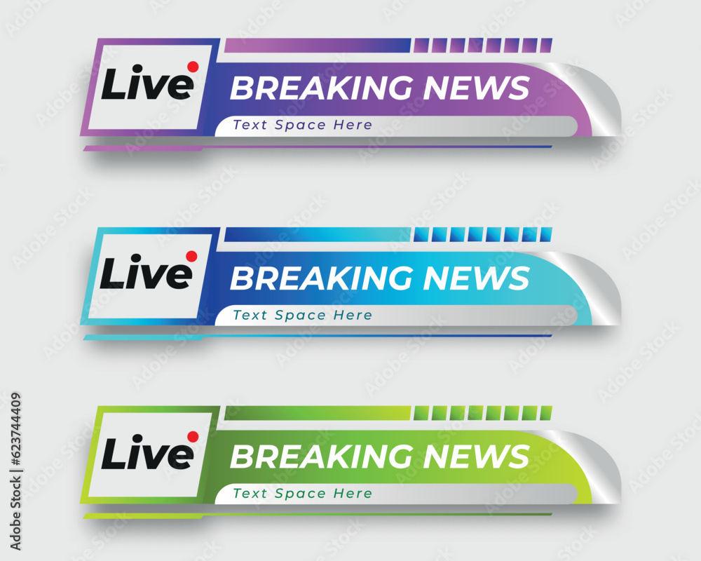 tv news bar. bars newspaper. social media bars. Television broadcast media title banner. title bar tv news bar. bars newspaper. social media bars. Television broadcast media title banner. title bar
