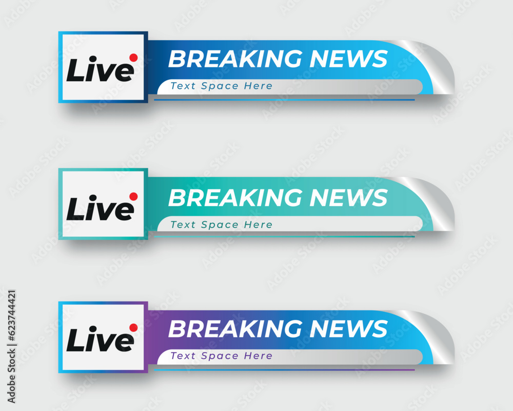 tv news bar. bars newspaper. social media bars. Television broadcast media title banner. title bar tv news bar. bars newspaper. social media bars. Television broadcast media title banner. title bar
