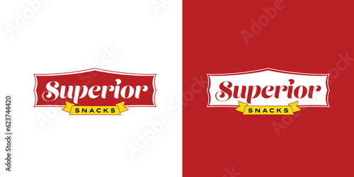 Snacks Business Logo Vector Tamplate, known as namkeen business in india