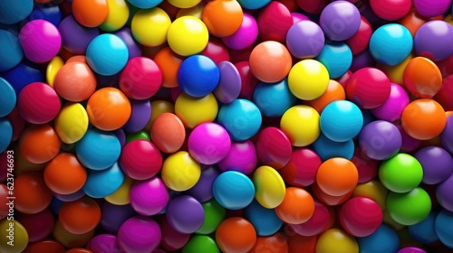 Sweet candies backgrounds, AI generated Image